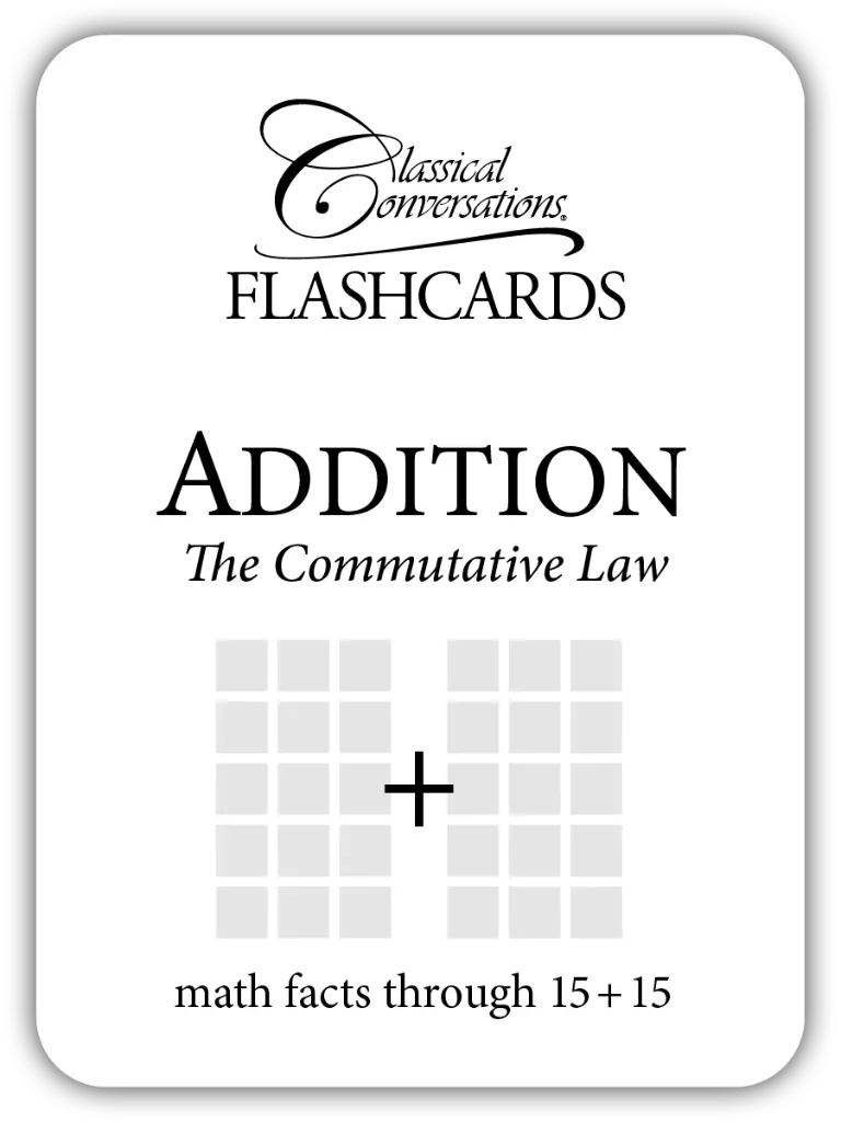 Math Flashcards, Set 1: Addition