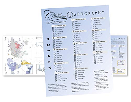 Trivium Tables: Cycle 1 Geography
