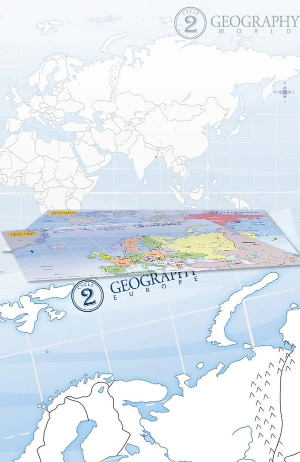 [sc215] Trivium At The Table Placemats: Cycle 2 Geography (Set Of 2)