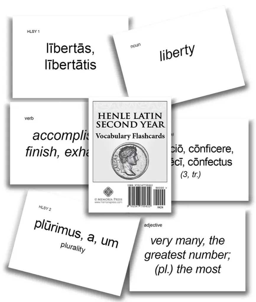 [MPHenle2FlashC] Henle Latin Second Year Vocabulary Flashcards