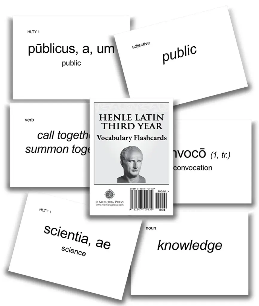 [MPHenle3FlashC] Henle Latin Third Year Vocabulary Flashcards