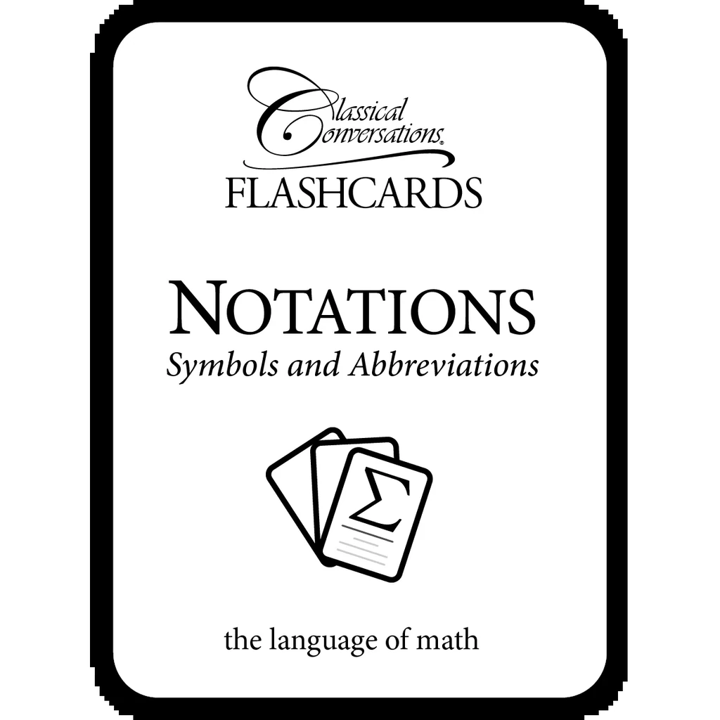 [ES065] The Math Map Flashcards : Notations - Symbols and Abbreviations