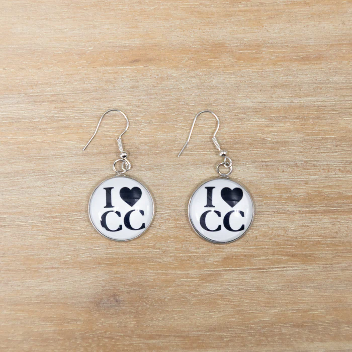 [MS714] I Love CC Earrings