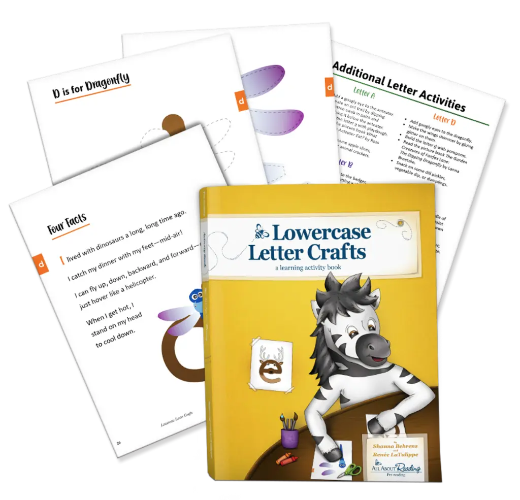 All about Reading Lowercase Letter Crafts