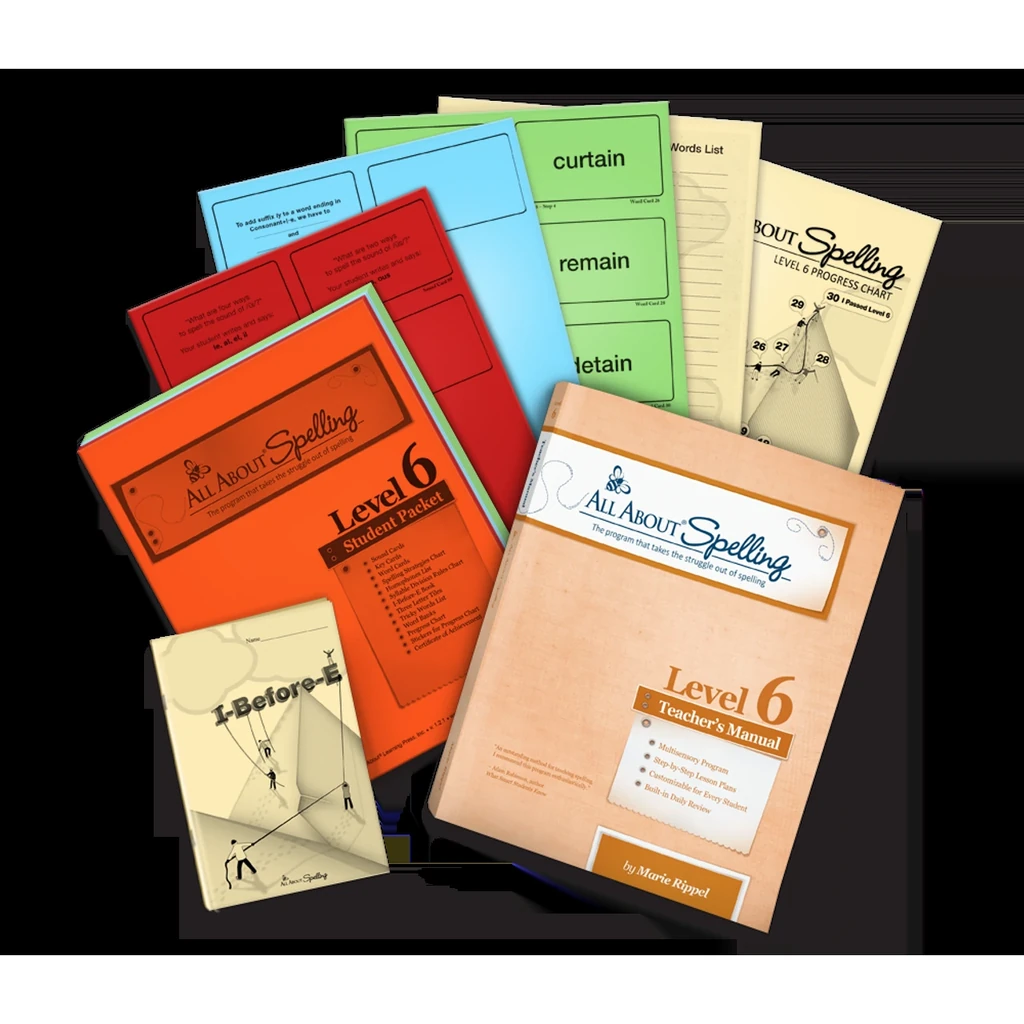All About Spelling Level 6 Materials