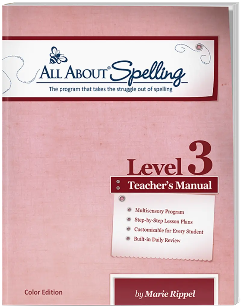 [AAS-L3-TMC] All About Spelling Level 3 Teacher's Manual