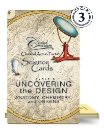 Classical Acts & Facts: Science Cards, Cycle 3