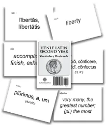 Henle Latin Second Year Vocabulary Flashcards